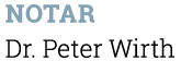 Notar Trier - Dr. Peter Wirth